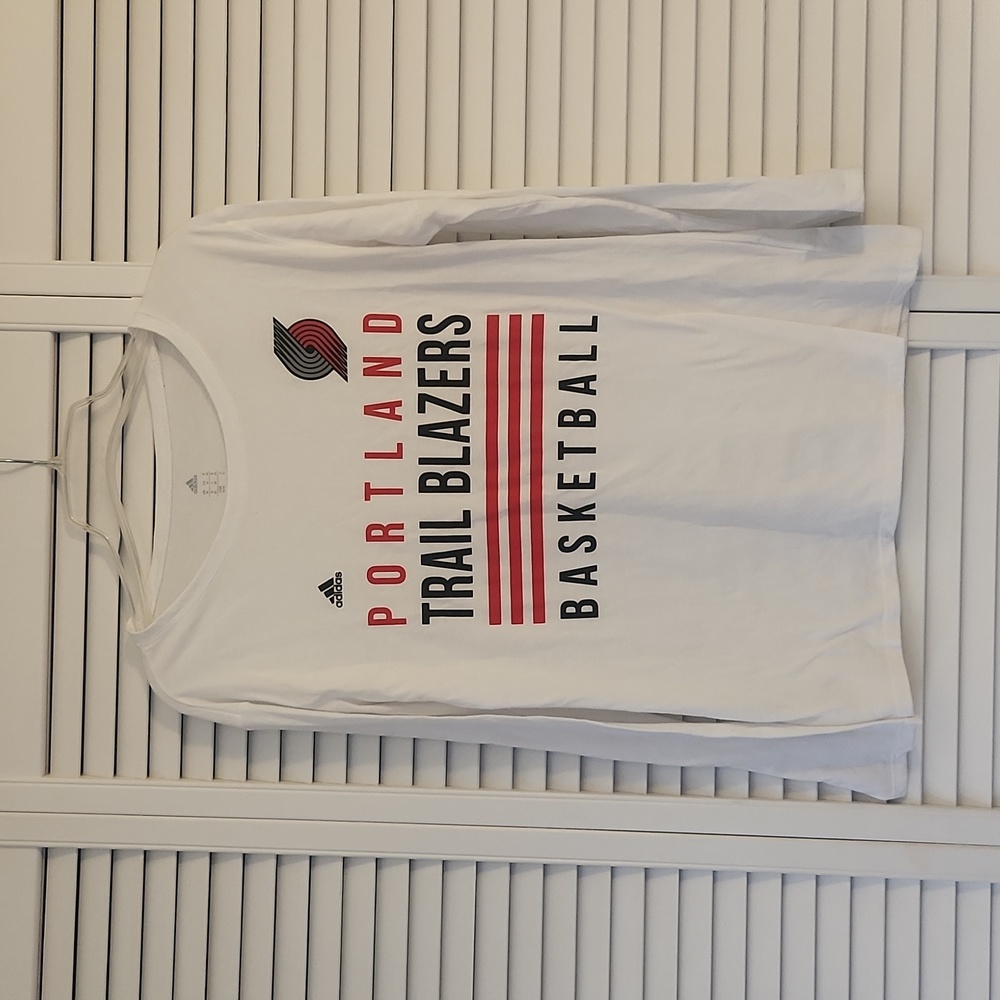 M ADIDAS Portland Trail Blazers LS T